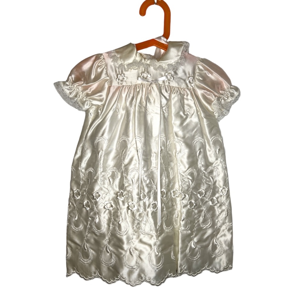 Madonna Vintage girls baptism dress & hat  ✨ 6-9 months